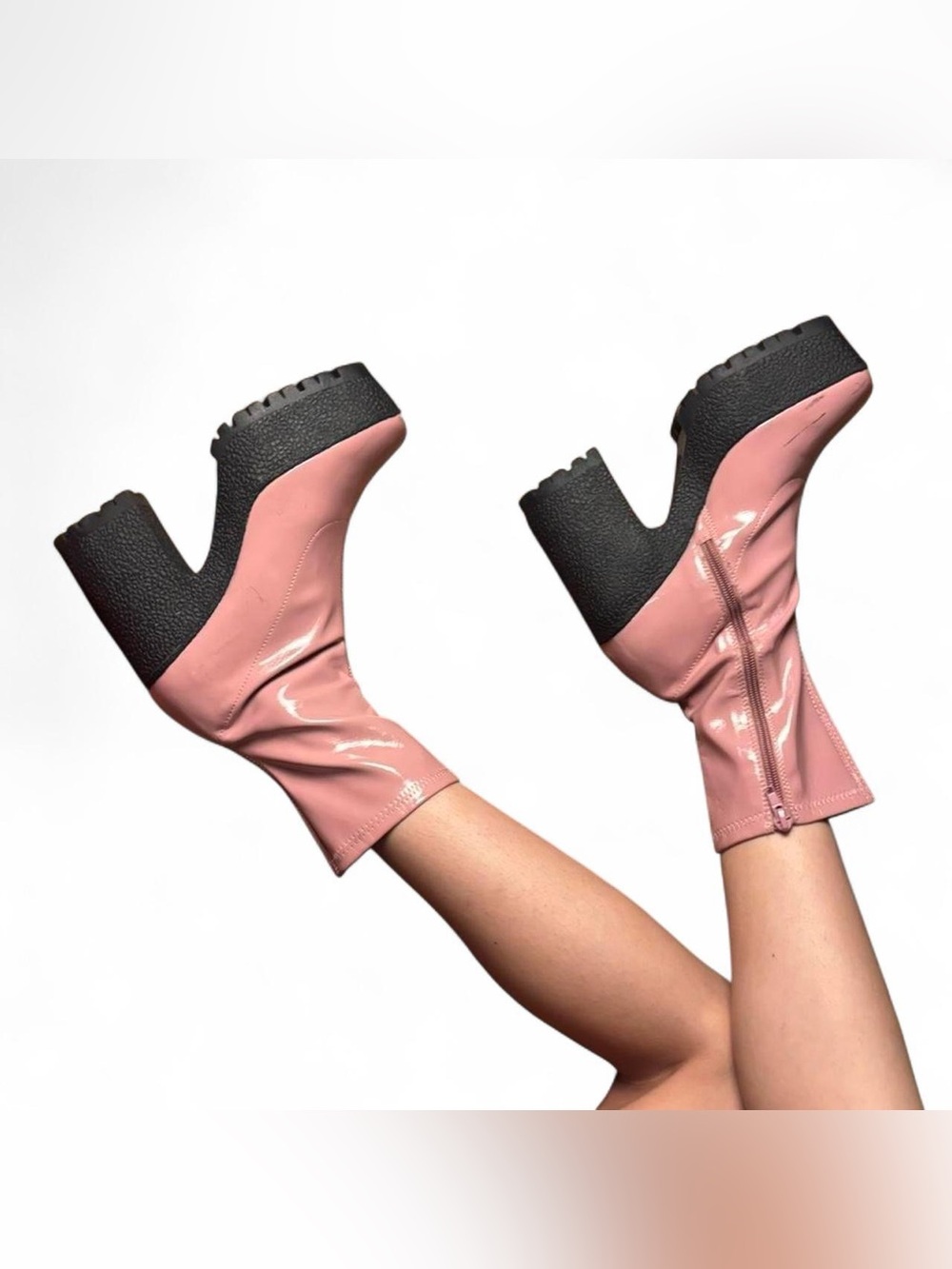 Pink ASOS Elena Boots